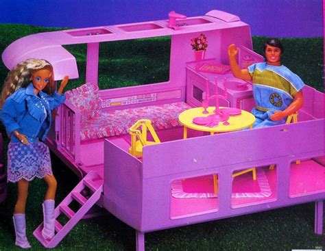 1990 Barbie Magical MOTOR HOME 9841 Van Turns Into A Luxury Home And