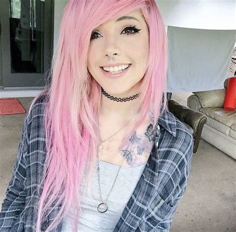 Leda Muir Emo Scene Hair Emo Hair Pink Hair