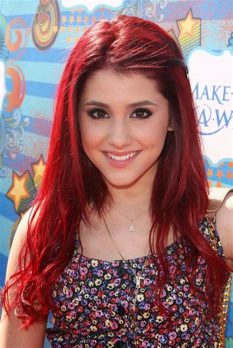 Ariana Grande Red Hair Color Photo Tomsk Style Ariana Grande Red