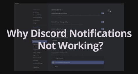 Discord Notifications Not Working Easy Fixes 2021