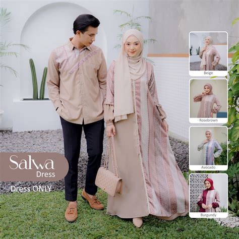 Jual Salwa Dress Couple Premium Dress Saja Shopee Indonesia