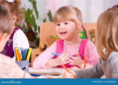 Preschoolers Laughing Royalty Free Stock Image