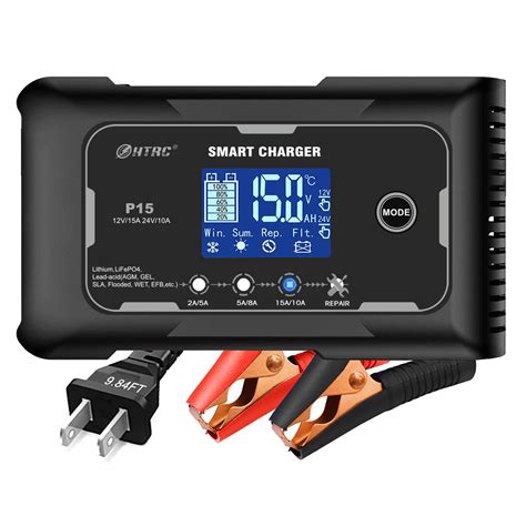 Lifepo4 Charger 15 Amp Fully Automatic Smart Charger12v And 24v