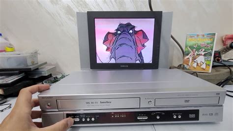 VIDEOREGISTRATORE VHS DVD SHARP DV NC100 YouTube