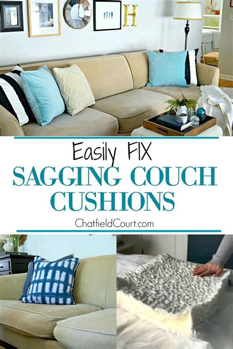How To Fix Sagging Couch Cushions Fix Sagging Couch Cushions Fix Sagging Couch Couch Cushions