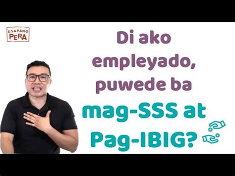 Vince Rapisura Di Ako Empleyado Puwede Ba Mag Sss At Pag Ibig