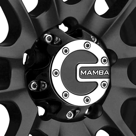 Mamba® M12 Wheels Matte Black With Machined Accents Rims