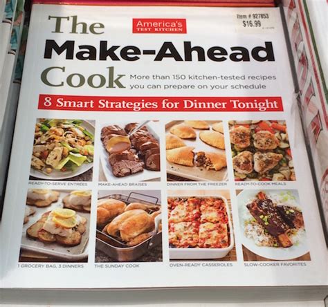 Americas Test Kitchen Make Ahead Cookbook Omg Lifestyle Blog