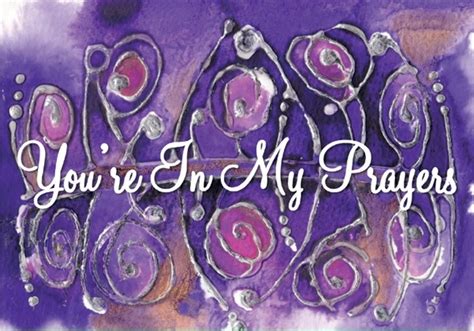 Youre In My Prayers Greetings Card The Christian Shop
