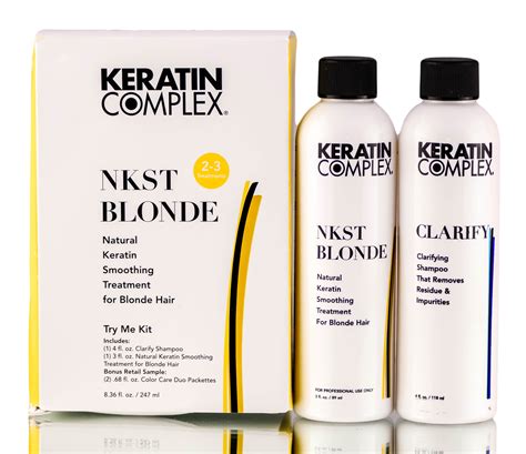 Keratin Complex Nkst Blonde Natural Keratin Smoothing Treatment For