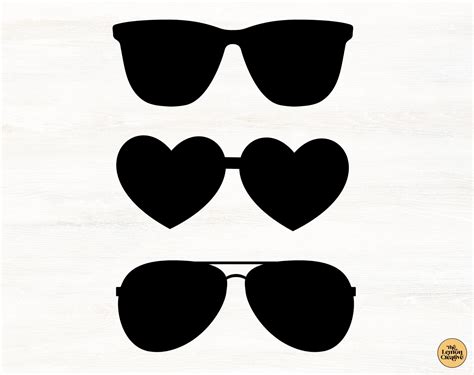 Sunglasses Svg Bundle Summer Svg Files For Cricut Heart Etsy Ireland