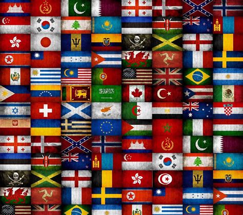 Country Flags Countries World Map Abstract Hd Wallpaper World Map