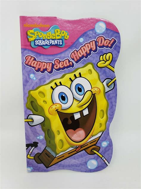 2019 Bendon Spongebob Squarepants Board Book Happy Sea Happy Do Books
