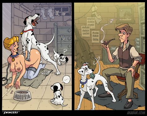 Rule 34 101 Dalmatians Akabur Anita Radcliffe Canine Dog Female Feral