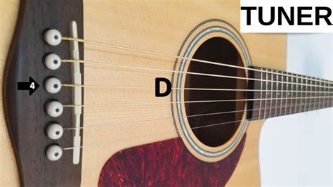 Acoustic Guitar Tuner Standard Tuning For 6 String E A D G B E Youtube