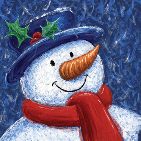 Snowman Personalised Charity Christmas Cards