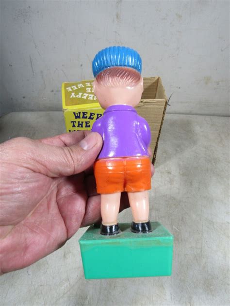 vintage 1970 s hard plastic weepy the wee wee novelty gag pull down shorts nos ebay