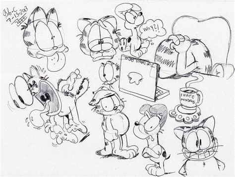 Garfield N Odie By Spongefox On Deviantart