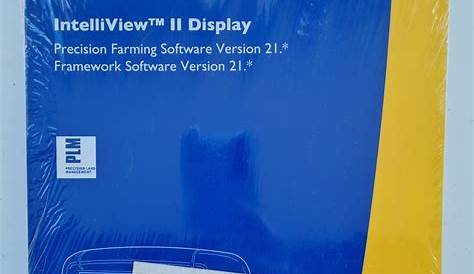 New Holland Intelliview Plus II Display Operators Manual - SPS Parts