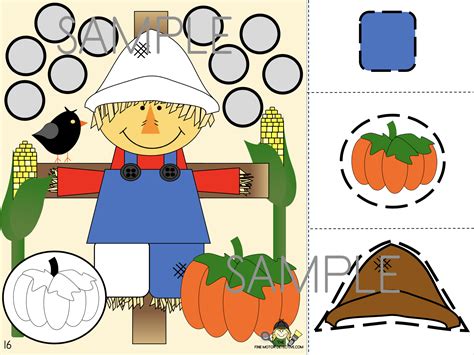 Scarecrow Cutting Activities The Fine Motor Detective