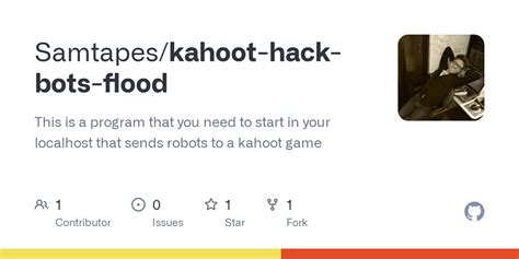 Github Samtapes Kahoot Hack Bots Flood This Is A Program That You