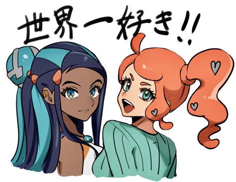 Nessa And Sonia Pokemon And More Drawn By Echizen N Fns Danbooru
