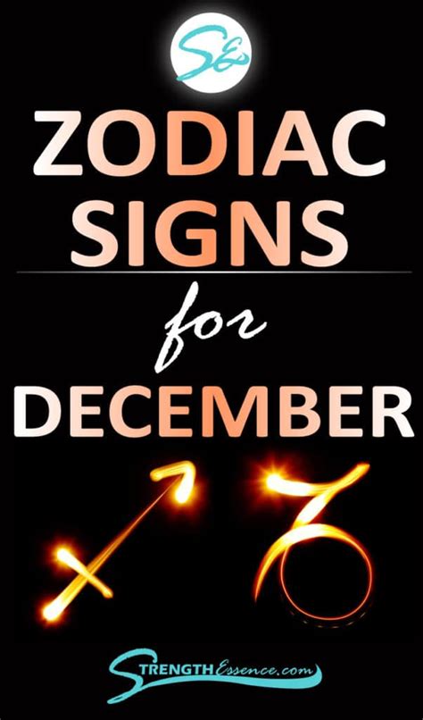 Zodiac Signs For December Astrology Dates Symbols Traits 2023