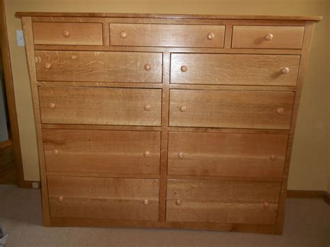 A complementary large vanity dresser mirror comes with this set. Large Quartersawn Oak Dresser | Large dresser, Large ...