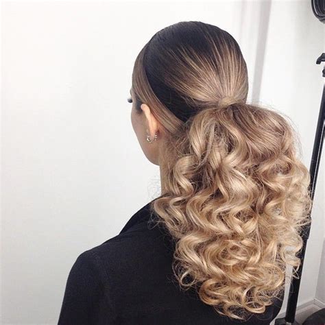For those days when your curls are looking pretty good, but it's too hot to leave your hair out, a simple ponytail is the solution. beautiful human hair ponytail extensions clip in high ...