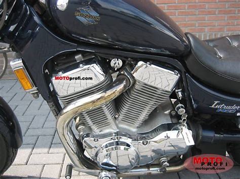 Le moteur a un alésage 94 mm et une course de 98 mm. Suzuki VS 1400 Intruder 1987 Specs and Photos