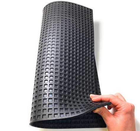 Anti Vibration Mat 45cm X 45cm Noise Reducing Rubber Pad For Air