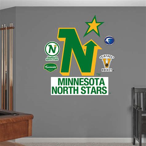Fist of the north star fns01. Minnesota North Stars Vintage Logo Wall Decal | Shop Fathead® for Dallas Stars Decor