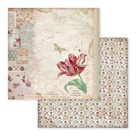 Stamperia Spring Botanic 12x12 Double Faced Paper 10 Sheets Etsy