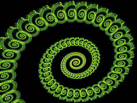 Green Spiral By Cg Kuba