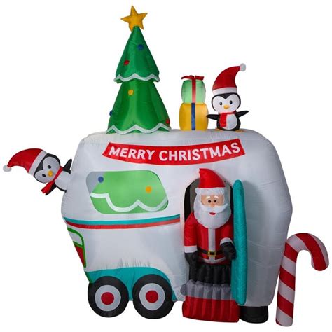 Holiday Living 899 Ft Animatronic Lighted Santa Christmas Inflatable