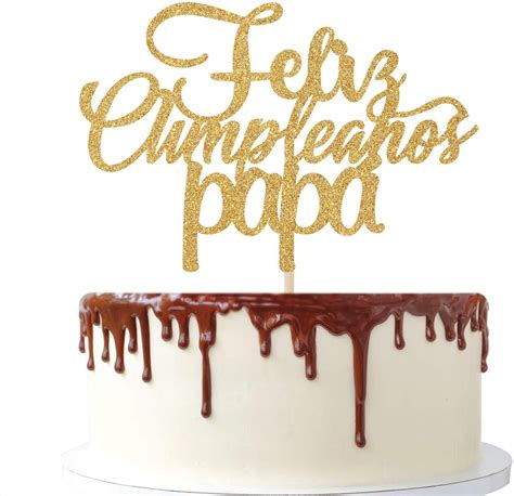Feliz Cumpleanos Papa Cake Topper Best Dad Ever Happy Etsy