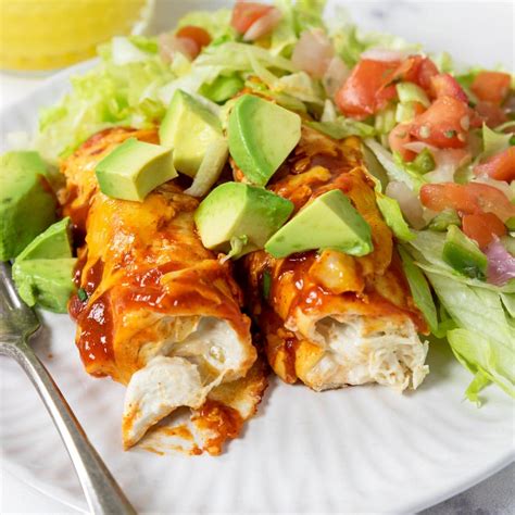 Cream Cheese Chicken Enchiladas Easy To Make Moms Dinner