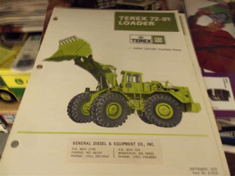 This Terex 72 81 Brochure Трактор