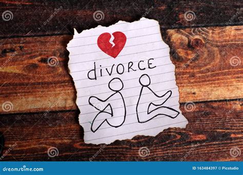 Divorce Stock Image Image Of Figures Diary Divorce 163484397