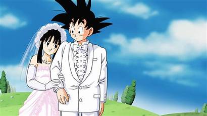 Chi Goku Dragon Ball Chichi Wallpapers Marriage
