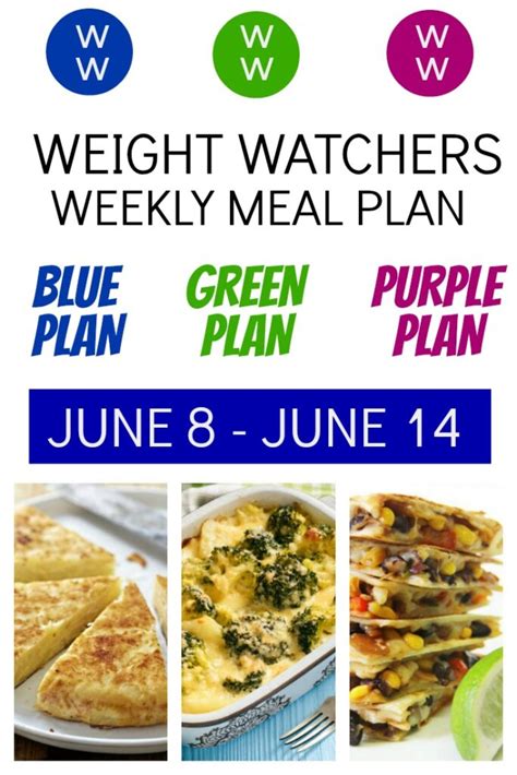 Weight Watchers Meal Plan Template Best Home Design Ideas