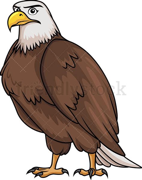 Flying Bald Eagle Cartoon Clipart Vector Friendlystock My XXX Hot Girl
