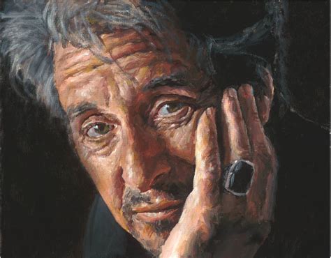 Al Pacino Portrait Painting Fabian Perez Art