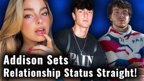 Addison Rae CONFIRMS She S Single After Bryce Hall Jack Harlow Rumors YouTube