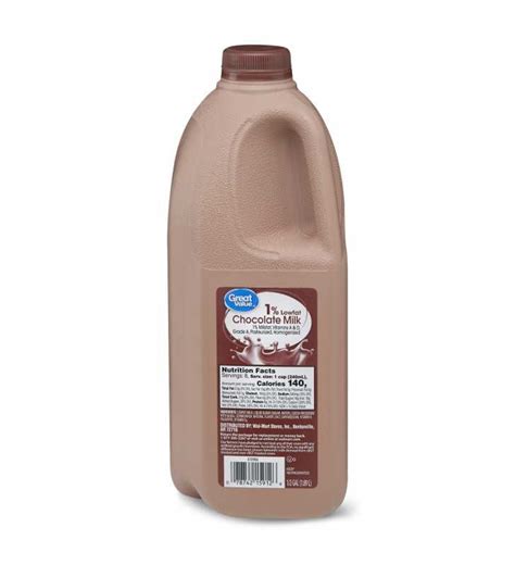 Great Value 1 Chocolate Milk Half Gallon