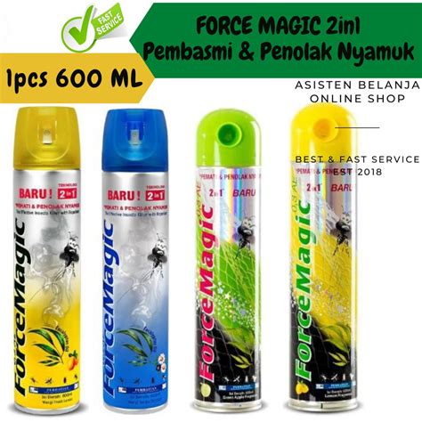 Jual Force Magic 600 Ml Spray Pembasmi Serangga Semprotan Nyamuk