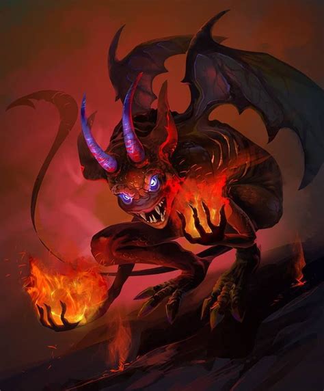 Imps Are The Weakest Of The True Devils Fantasy Demon Demon Types