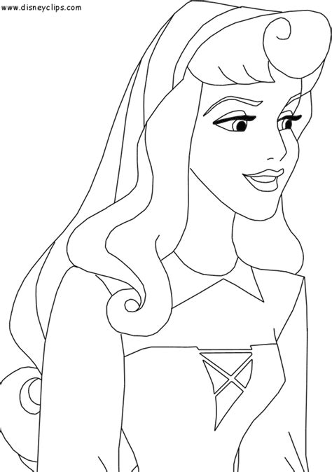 Mewarnai Princess Aurora Mewarnai Princess Disney Coloring Page Putri