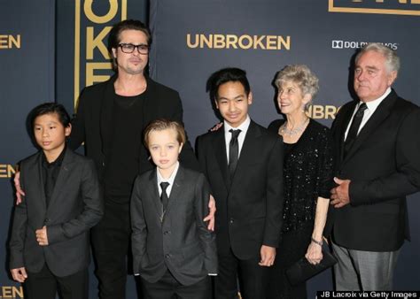 Brad pitt and angelina jolie will be divorcing after more than two years of marriage. Brad Pitt Brings The Kids To 'Unbroken' Premiere While ...