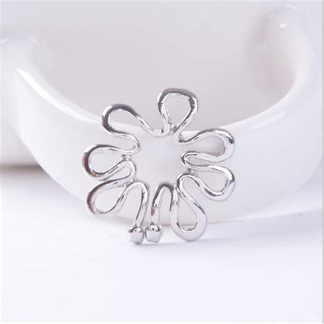 Hot Sale Non Pierced Clip On Fake Nipple Ring Simple Shield Cover Clamps Fashion Nipple Ring